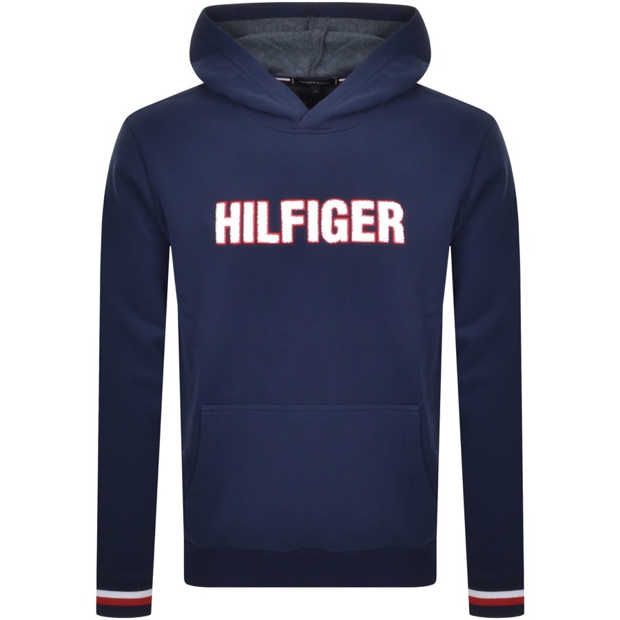Alternative Image for ProductTommy Hilfiger Logo Pullover Hoodie Navy1